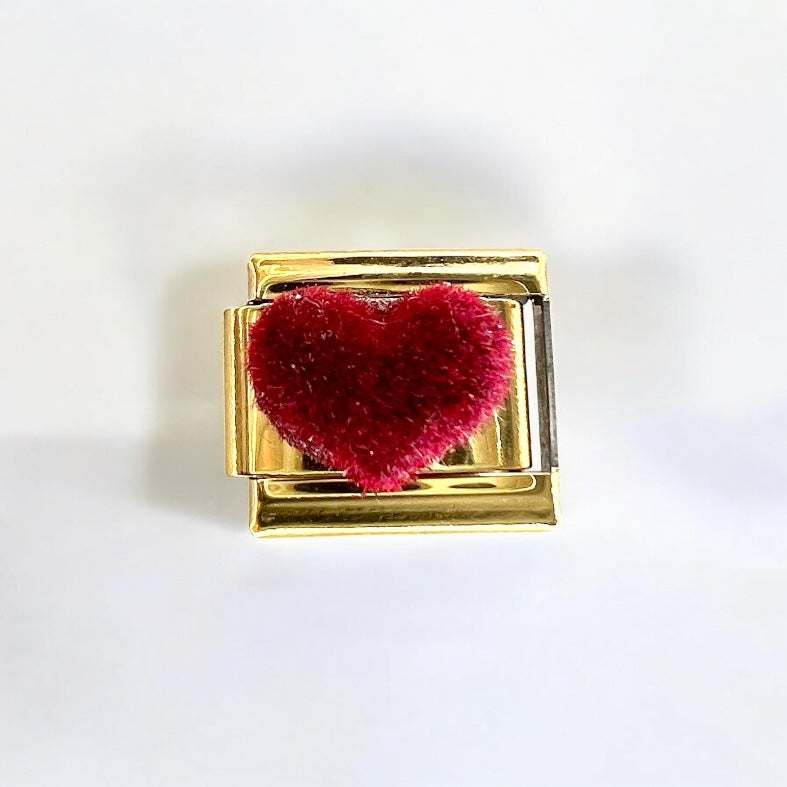 Charm Corazón Peluche