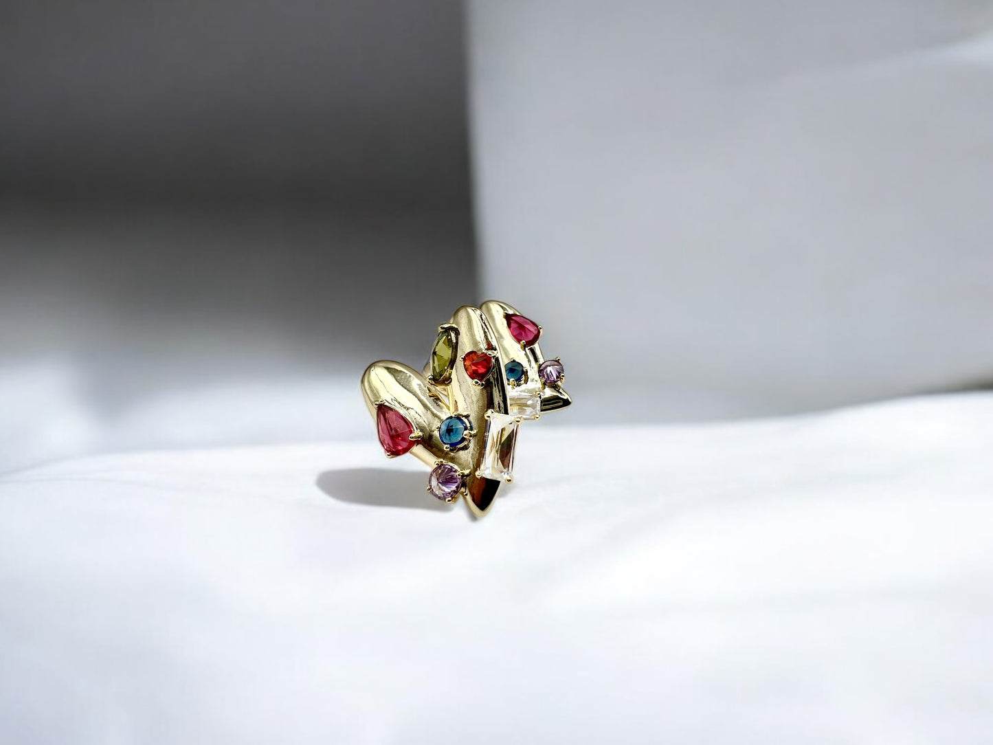 Arete Corazón y Colores