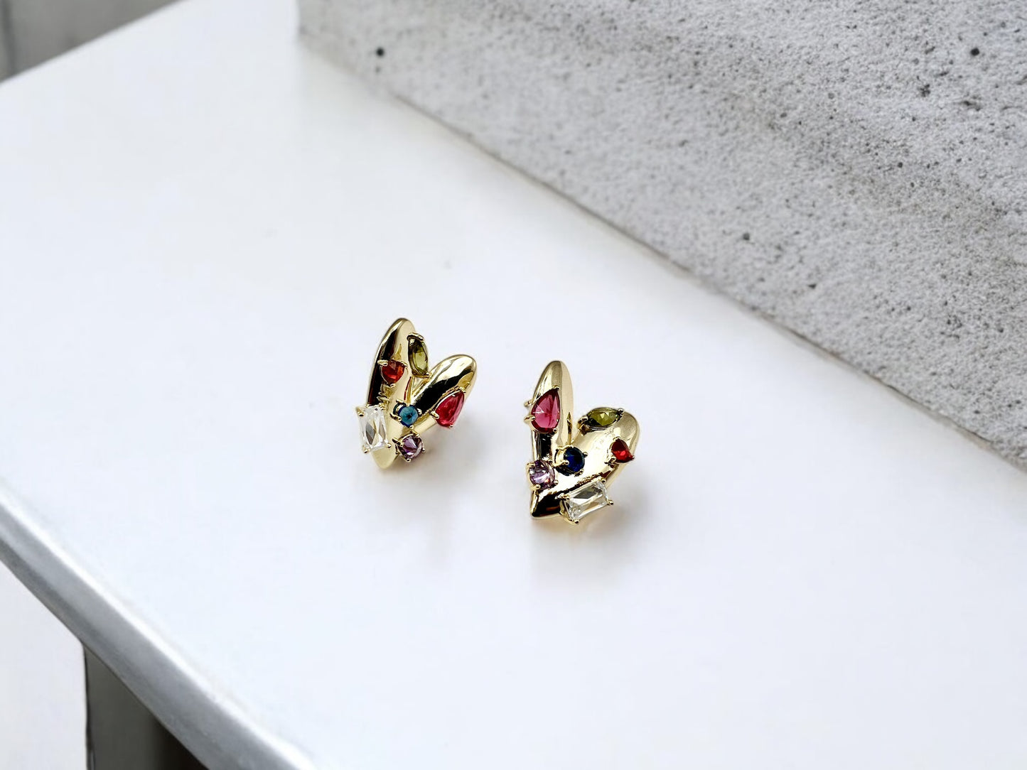 Arete Corazón y Colores