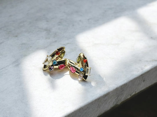 Arete Corazón y Colores